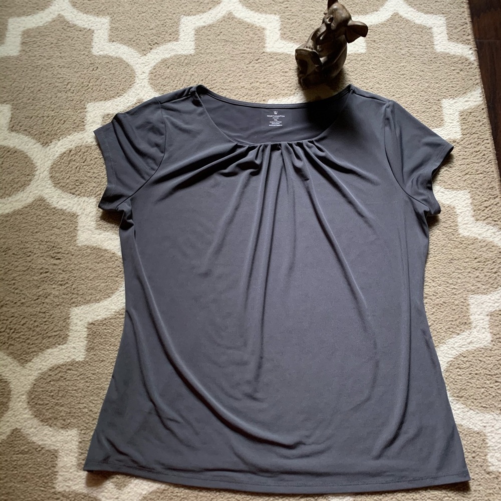 Worthington petite short sleeve top